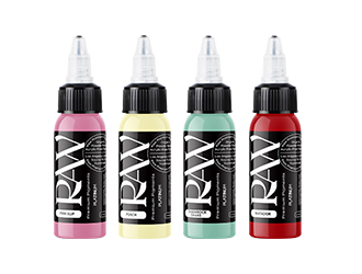 Raw Platinum Pigments Tattoo Ink