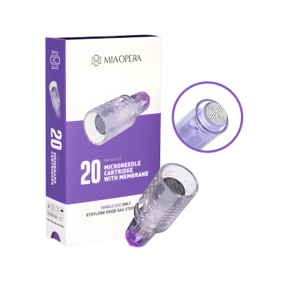Caixa com 20 cartuchos de agulha MiaOpera Round Nano