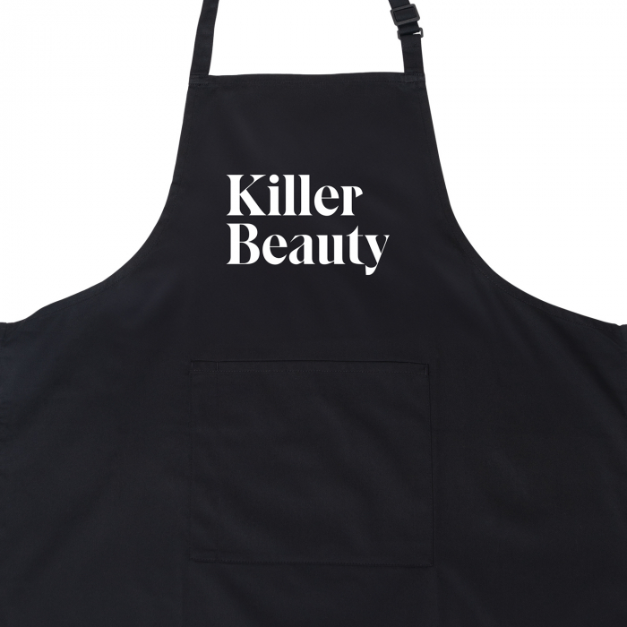 Avental Preto com Bolso da Killer Beauty