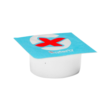 Caixa de 24 Saferly Rinse Caps com espuma