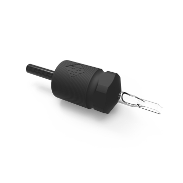 Caixa de 15 Tubos Descartáveis de Fibra de Carbono de 30 mm da Black N Gold Legacy - Plana Fechada