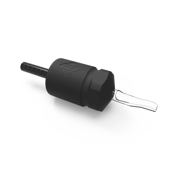 Caixa de 15 Tubos Descartáveis de Fibra de Carbono de 30 mm da Black N Gold Legacy - Plana Aberta