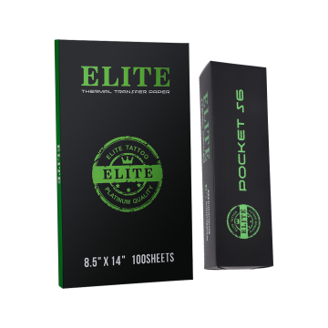 Elite Pocket S6 Impressora térmica por USB & Caixa de 100 Elite Papel de transferência térmica (8.5" x 14")