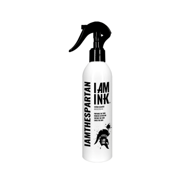 The Spartan Ready To Use 250ml tattoo cleanser spray bottle