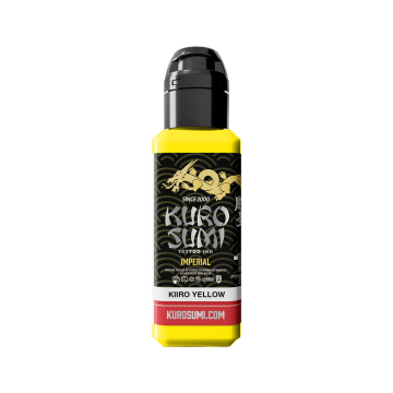 Tinta Para Tatuagem Kuro Sumi Imperial  - Kiiro Yellow 44 ml