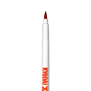 Pacote de 5 canetas pincel de ponta macia Kyodai - Vermilhão Kyodai