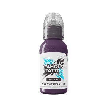Tinta para tatuagem da World Famous Limitless - Medium Purple 1 v2 30 ml
