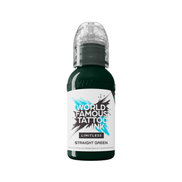 Tinta para tatuagem World Famous Limitless - Verde liso 30 ml