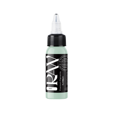 Raw Pigments Platinum - Mint - Tinta para tatuagem - 30ml