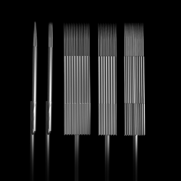 Caixa Sortida de 50 Agulhas de Tatuar em Aço Inoxidável Esterilizadas 0,35 mm Killer Ink Precision