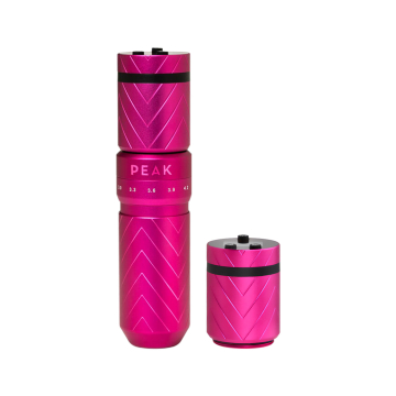 Máquina Peak Solice Pro sem fio com bateria extra - Rosa
