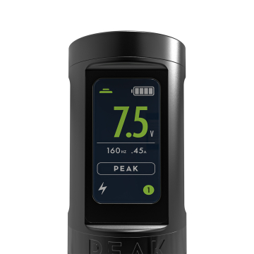 Bateria para a máquina Peak Solice Ergo - Preto Mate