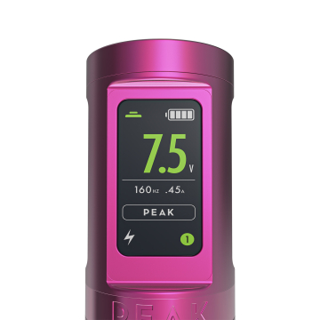 Bateria para a máquina Peak Solice Ergo - Rosa Mate