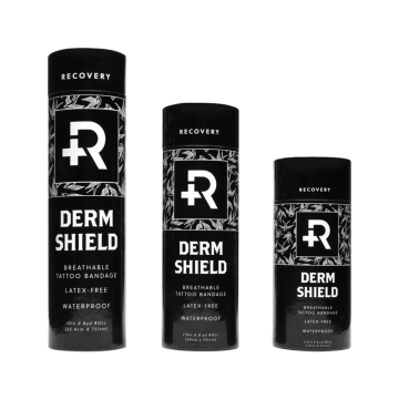 Rolo de Película Protetora Transparente Recovery Derm Shield para Tatuagem