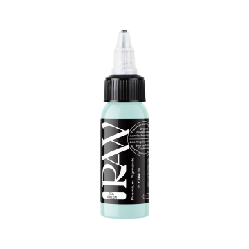 Raw Pigments Platinum - Sea Green - Tinta para tatuagem - 30ml