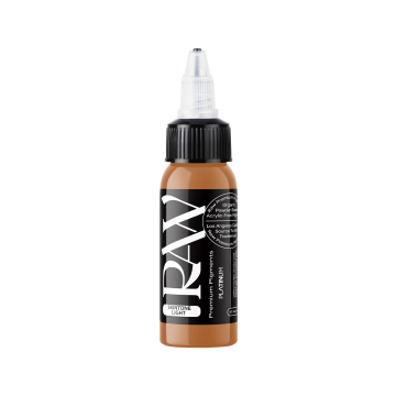 Raw Pigments Platinum - Skintone Light - Tinta para tatuagem - 30ml