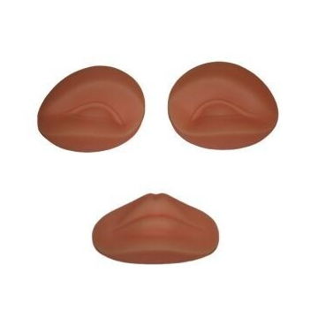 Olhos e Lábios de Substituição para Cabeça de Prática