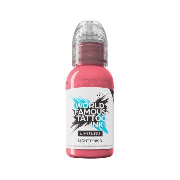 Tinta para tatuagem World Famous Limitless - Light Pink 3 30ml