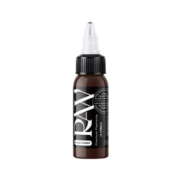 Raw Pigments Platinum - Black Cherry - Tinta para tatuagem - 30ml