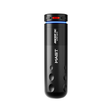 Dragonhawk Mast Racer Pro - Máquina de tatuagem estilo caneta sem fios - Preta - Traço de 4,2 mm