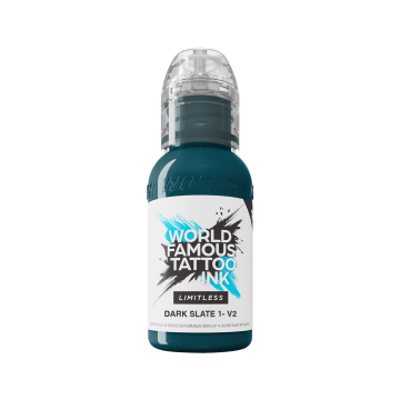 Tinta para tatuagem da World Famous Limitless - Ardósia escura 1 v2 30 ml