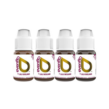 Tintas para PMU Evenflo da Perma Blend Luxe - Blonde 2 Brunette Set 4x15ml