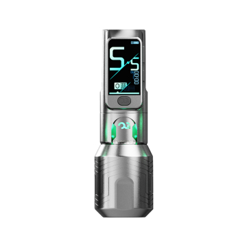 OG FURY II Wireless Tattoo Pen - Cinza - Traço de 4,2mm