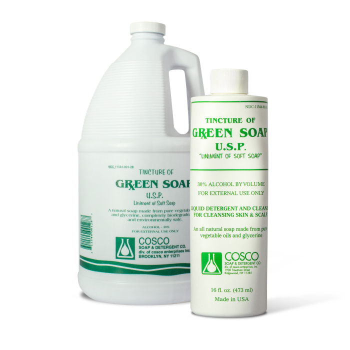 Cosco Green Soap bottles for skin and scalp cleansing liquid detergent