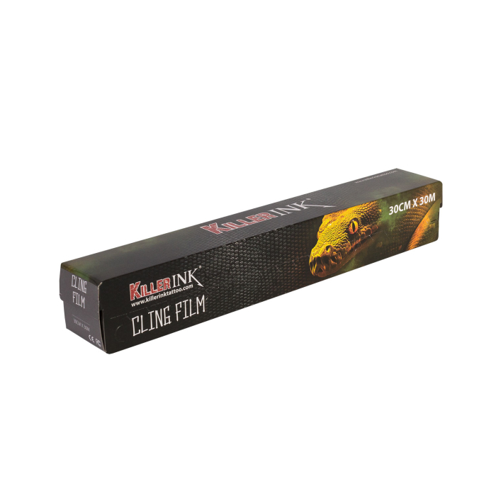 Killer Ink Easy Cut Cling Film box with snake image 30cm by 30m