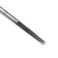 Caixa de 50 Agulhas de Tatuagem Magic Moon 0,35mm Redondas para Sombra Cone Longo