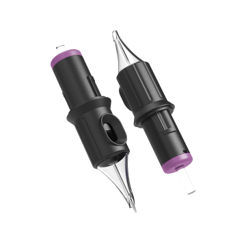 Caixa com 20 Cartuchos de Agulha Ghost Black - Power Liner Long Taper