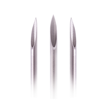Caixa de 100 agulhas de piercing esterilizadas RETAS Killer Ink Precision