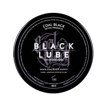 Coal Black - Black Lube Pomada vegana para tatuagem 120 g