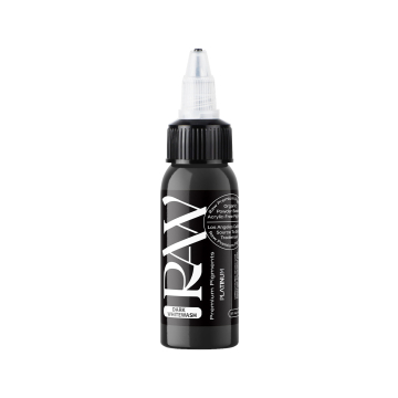 Raw Pigments Platinum - Dark Whitewash - Tinta para tatuagem - 30ml