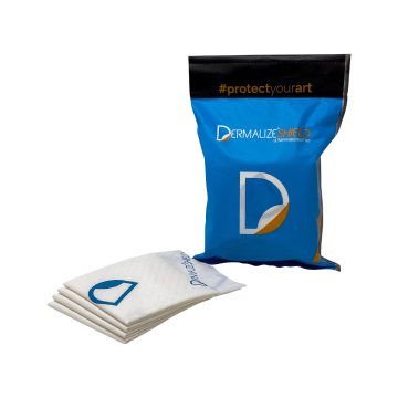 Dermalize SHIELD - Almofadas absorventes ultrafinas - Caixa de 10 unidades