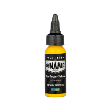 Tinta Para Tatuagem Platinum by Dynamic - Sunflower Yellow 30 ml