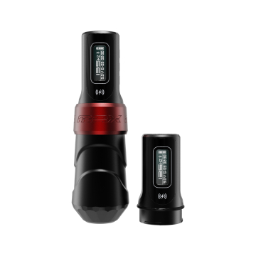 FK Irons Flux Max com 2x PowerBolt II - traço de 4,0 mm - Yomico Vermelho/Preto