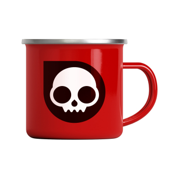 Killer Ink - Caneca de viagem esmaltada Sid the Skull