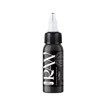 Raw Pigments Platinum - Light Whitewash - Tinta para tatuagem - 30ml