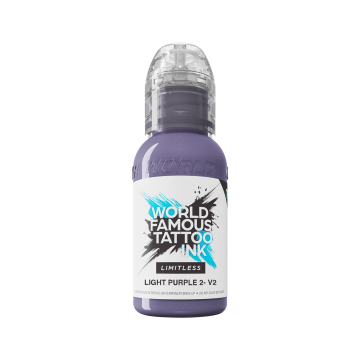 Tinta para tatuagem da World Famous Limitless - Light Purple 2 v2 30 ml