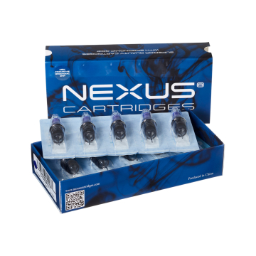 Caixa de 20 cartuchos para tatuagem Nexus - Whipshading Stipple Mag