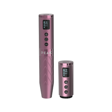 Peak Astra - Máquina PMU de caneta sem fios com 2 baterias - Rose