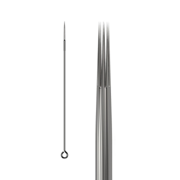 Caixa de 50 Agulhas KWADRON 0,25 mm TAPER LONGO - Liner Redondas