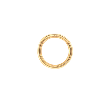 Anel de encaixe simples em ouro 14k da Tilum