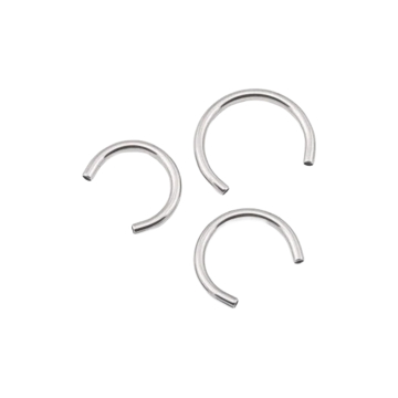 Haste para barbell circular em titânio com rosca interna da Tilum