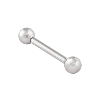 Barbell reta interna em titânio da Tilum