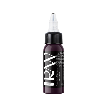 Raw Pigments Platinum - Violet - Tinta para tatuagem - 30ml