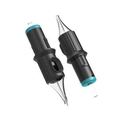 Caixa com 20 Cartuchos de Agulha Ghost Black -  Hollow Liner Long Taper