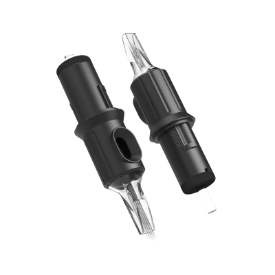 Caixa com 20 Cartuchos de Agulha Ghost Black - Magnum Long Taper