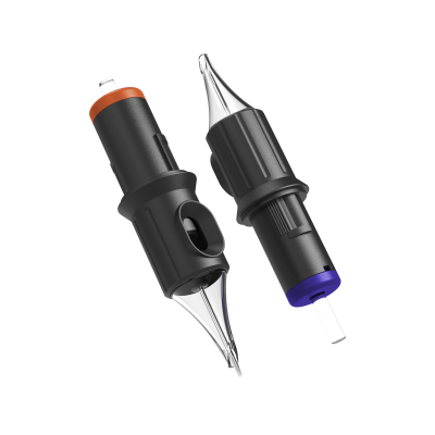 Caixa com 20 Cartuchos de Agulha Ghost Black - Round Liner Medium Taper